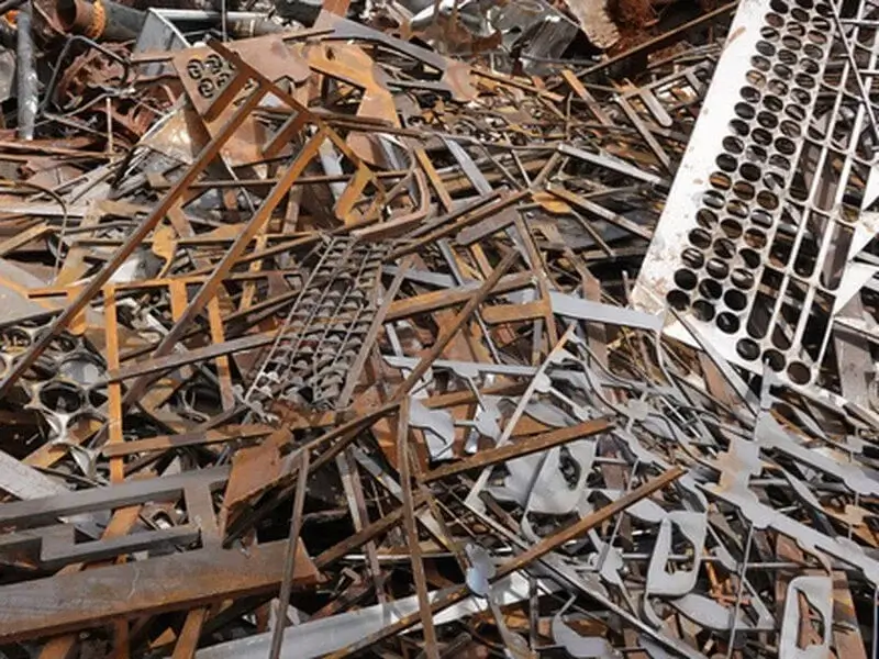 Gemischter Stahl- und Eisenschrott aus industrieller Metallverwertung